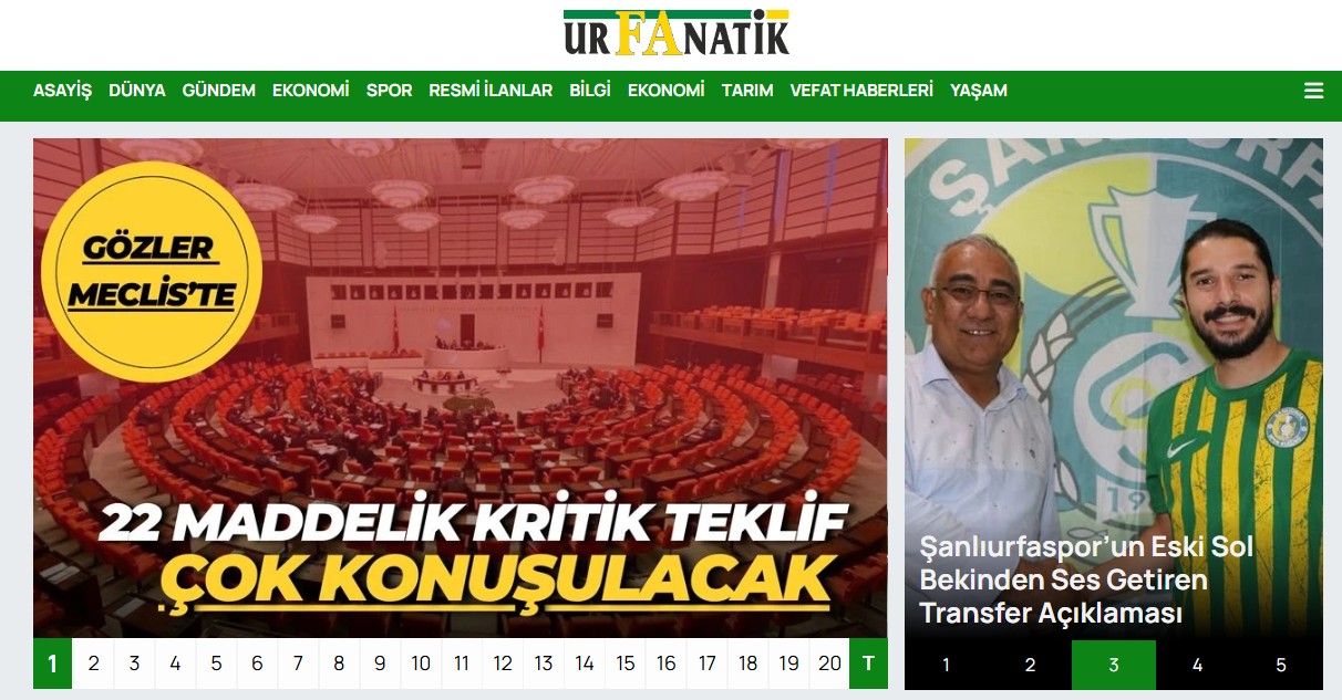 Urfa Haber - urfanatik.com